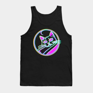 Fluorescent Feline Tank Top